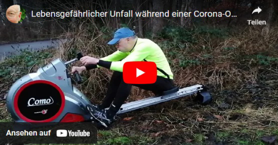 Lebensgefährlicher Unfall während einer Corona-Outdoor-Fitnessübung