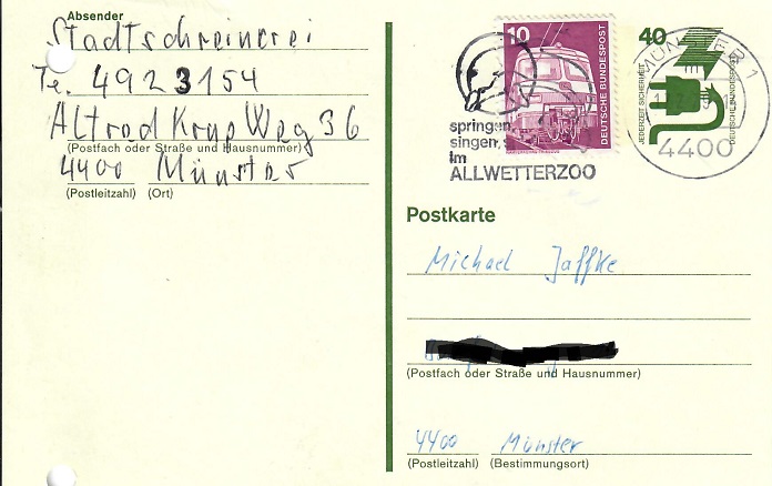 KarteVorderseite